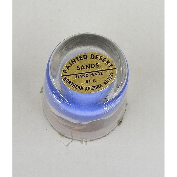 Painted Desert Sands Landscape Shot Glass Paperweight Sculpture Arizona - Picture 5 of 7